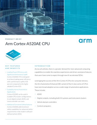 Arm Cortex-A520AE CPU