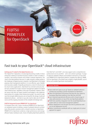 - FUJITSU Integrated System PRIMEFLEX for OpenStac