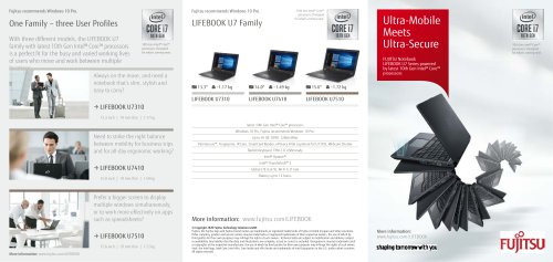 LIFEBOOK U7 Family