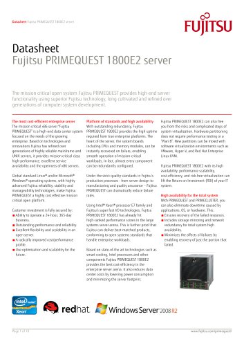 PRIMEQUEST 1800E2