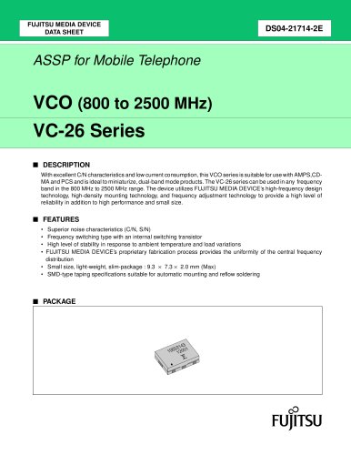 VCO (800 to 2500 MHz)