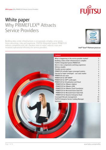 Why PRIMEFLEX® Attracts Service Providers