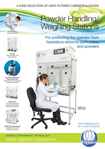 Powder Handling/ Weighing Stations