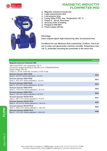 data sheet MID