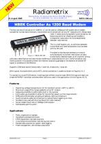 NBEK Controller As 1200 Baud Modem