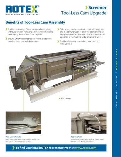 Apex tool-less