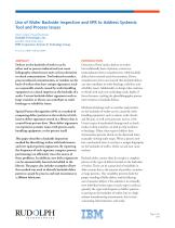 Use of Wafer Backside Inspection and SPR to Address Systemic Tool and Process Issues