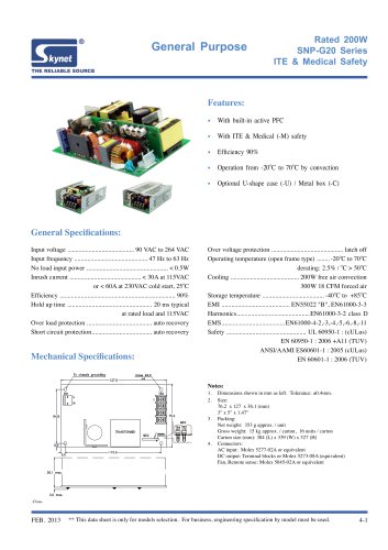 SNP-G20 Series