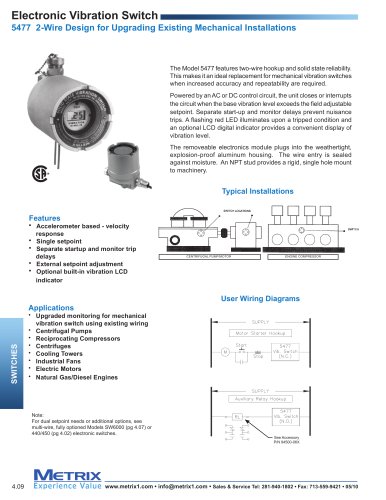 5477B Electronic Vibration Switch