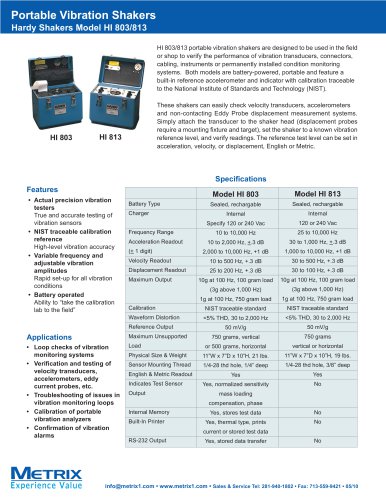 Portable Vibration Shakers