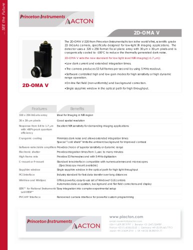 2D-OMA V Product Flyer