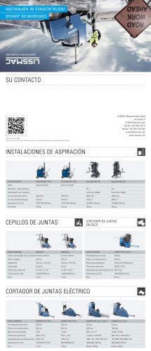 Cortador de juntas installaciones de aspiración catalogue