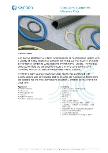 Conductive Elastomers