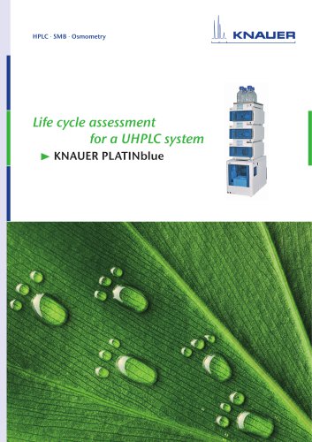 Life Cycle Assessment brochure