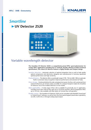 UV Detector 2520