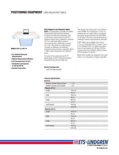 POSITIONING EQUIPMENT