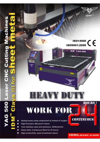 Claya III Sheet metal laser cutting machines