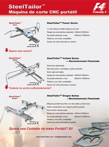 SteelTailor Màquina de corte CNC portàtil