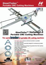 SteelTailor Valiant 2.0 Portable CNC Cutting Machine with QR Code