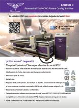 Yeah!LegendII economical plasma cutting machine catalog-es - 1