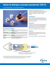Válvula dosificadora manual hoja de datos - 3