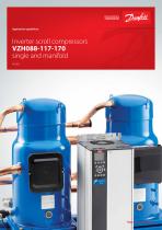 Inverter scroll compressors VZH088-117-170 single and manifold serie