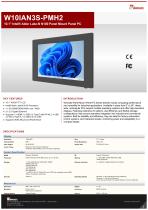 10.1" Intel® Alder Lake-N N150 Panel Mount Panel PC W10IAN3S-PMH2