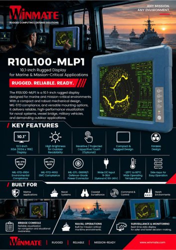 10.4" G-WIN Defence Display R10L100-MLP1