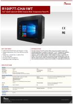 10.4" Intel® Celeron® N2930 Chassis Wide Temperature Panel PC R10IP7T-CHA1WT