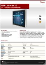 10.4" IP65 Stainless PCAP Chassis Display R10L100-SPT2