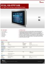 10.4" Multi-Touch Panel Mount High Brightness Display R10L100-PPP1HB