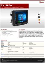 10.4" Vehicle Mount Terminal with Intel® Processor FM10AD-V
