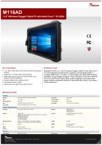 11.6" Windows Rugged Tablet PC with Intel® Core™ i5-1235U M116AD