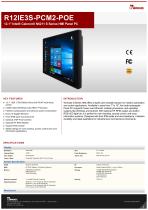 12.1" Intel® Celeron® N6211 S Series HMI Panel PC R12IE3S-PCM2-POE