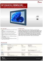 12.1" Intel® Processor N100 G-WIN Vehicle Mount Panel PC W12IAN3S-VMM9(HB)