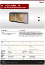 12.3” Intel® Pentium® N6415 Marine Dashboard Panel PC W12IE3S-MRB1FP
