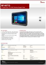 14" Intel® Core™ i5-1135G7 Windows Rugged Tablet M140TG