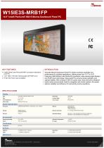 14.9” Intel® Pentium® N6415 Marine Dashboard Panel PC W15IE3S-MRB1FP