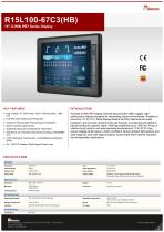 15" G-WIN IP67 Series Display R15L100-67C3(HB)
