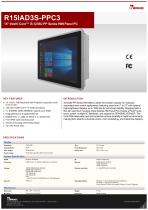 15" Intel® Core™ i5-1235U PP Series HMI Panel PC R15IAD3S-PPC3
