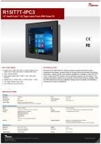 15" Intel® Core™ i5 (Tiger Lake) Front IP65 Panel PC R15IT7T-IPC3