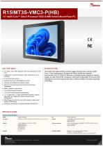 15" Intel® Core™ Ultra 5 Processor 125U G-WIN Vehicle Mount Panel PC R15IMT3S-VMC3-P(HB)