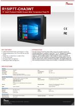 15” Intel® Pentium® N4200 Chassis Wide Temperature Panel PC R15IP7T-CHA3WT