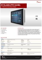 15" Multi-Touch Panel Mount Display R15L600-PPC3(HB)