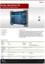 15” Open Frame Transflective Display R15L100-OFA1TR