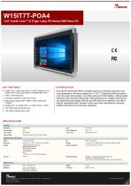 15.6” Intel® Core™ i5 (Tiger Lake) PO Series HMI Panel PC W15IT7T-POA4