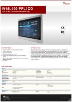 15.6" PCAP Touch Panel Mount Display W15L100-PPL1OD