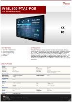 15.6" PoE Chassis Display W15L100-PTA3-POE