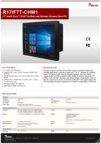 17" Intel® Core™ i3/i5/i7 (Coffee Lake Refresh) Chassis Panel PC R17IF7T-CHM1