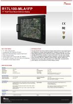 17" PCAP Rack Mount Defence Display R17L100-MLA1FP